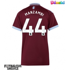 Aston Villa Johan Manzambi #44 Dámské Domácí Dres 2026-27 Krátký Rukáv